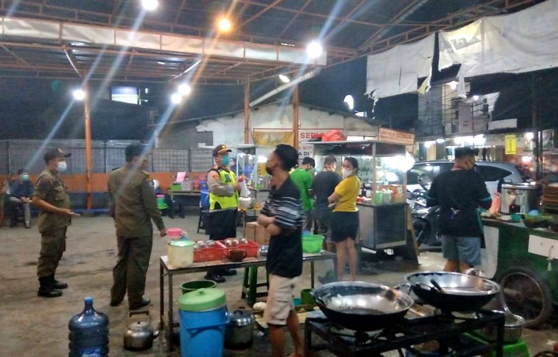 Kapolsek Batuceper Pimpin Operasi Yustisi PPKM Mikro dan Patroli Cipkon