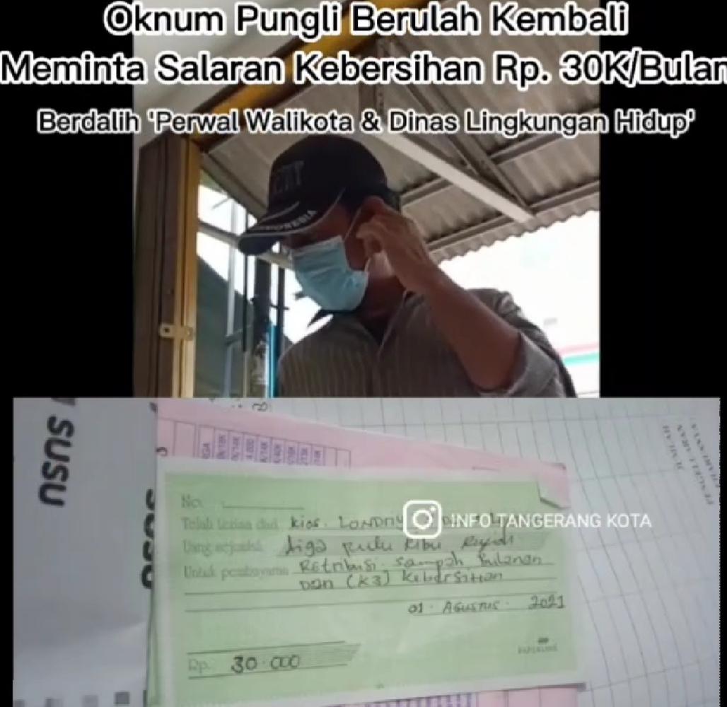 Oknum Pungli “Uang Salaran” Kembali Berulah, Sebut Perwal Kota Tangerang
