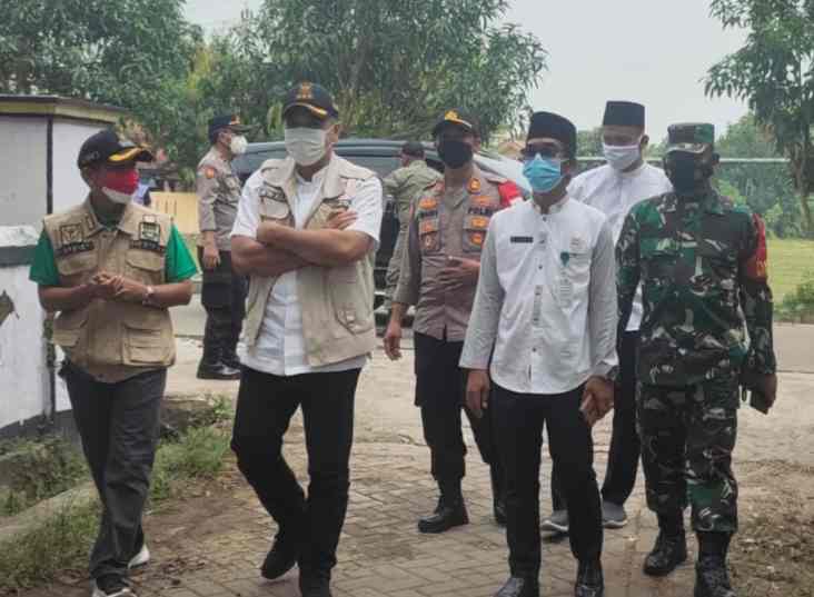 Bupati Tangerang Bersama Dandim 0510 Tigaraksa Tinjau Serbuan Vaksin Covid-19