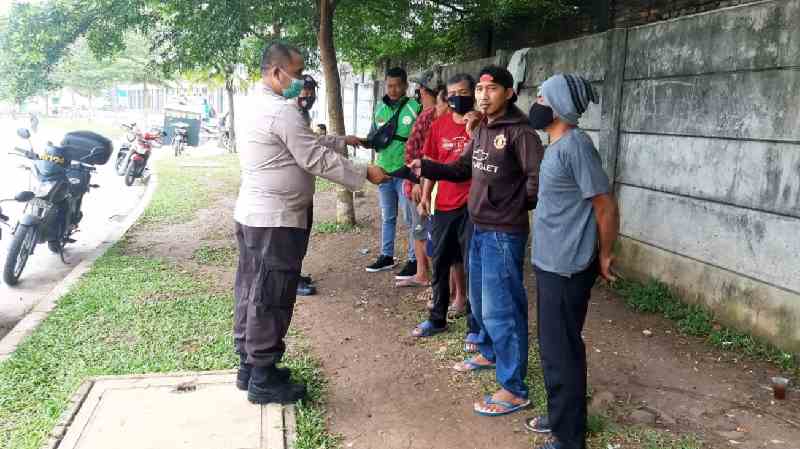 Polsek Panongan Gelar Operasi Bina Kusuma Maung, Imbau Prokes dan Vaksinasi