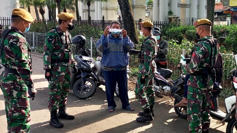 Jelang Nataru dan Cegah Varian Baru, Koramil 04 Cikupa Tangerang Tingkatkan Operasi PPKM