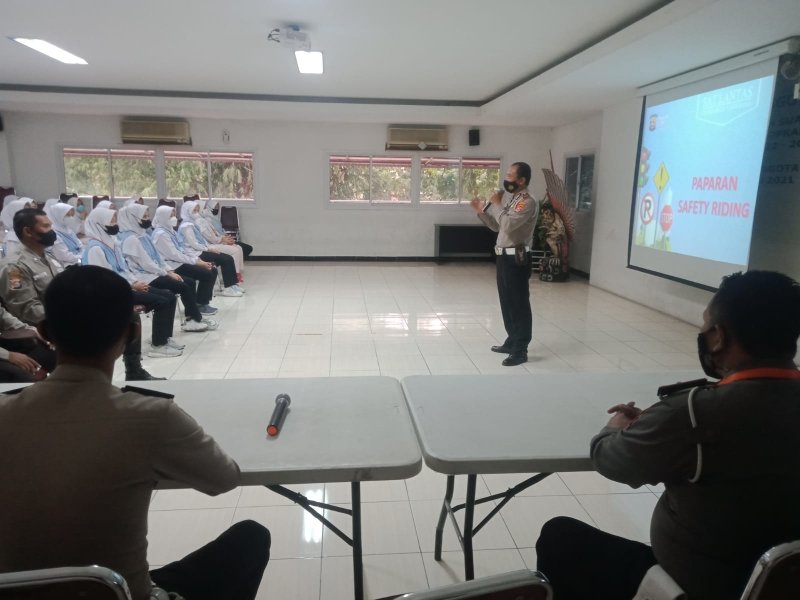 Ratusan Karyawan Ikuti Penyuluhan Safety Riding dan Etika Berlalu Lintas