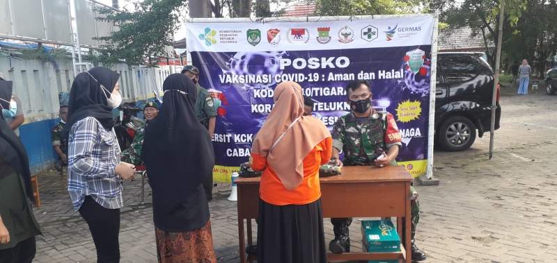 Koramil 01/Tln, Kodim 0510 Tigaraksa Gerak Cepat Tuntaskan Vaksinasi