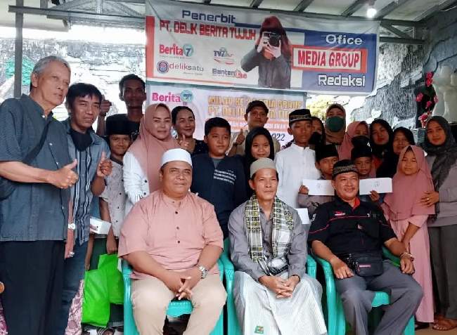 Milad ke-3 PT Delik Berita Tujuh: Gelar Santunan Anak Yatim dan Beri Sembako