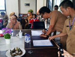 Camat Kresek Gelar Sertijab di Lingkup Pemerintahan Kecamatan