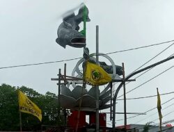 Kubah Masjid Al-Azhom Berubah Jadi Ikan, Pegiat Sosial Sebut Pembangunan Tugu Cipondoh Asal Jadi