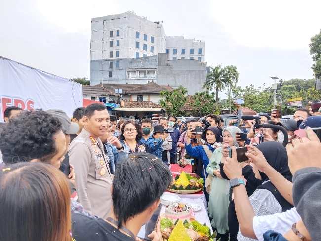 Kapolres Metro Tangerang Kota Turut Meriahkan HPN 2023 Usai Gelar Konferensi Pers