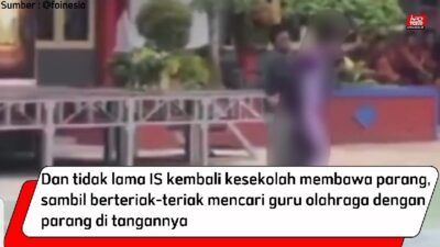 Video: Gagal Tangkap Bola, Seorang Siswa SMK Ogah Push Up dan Ngamuk Ancam Guru Sembari Bawa Parang