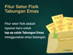 Makin Mudah Nabung Emas! Kini Setor Fisik Tabungan Emas Tersedia di 7 Cabang Pegadaian Wilayah IX