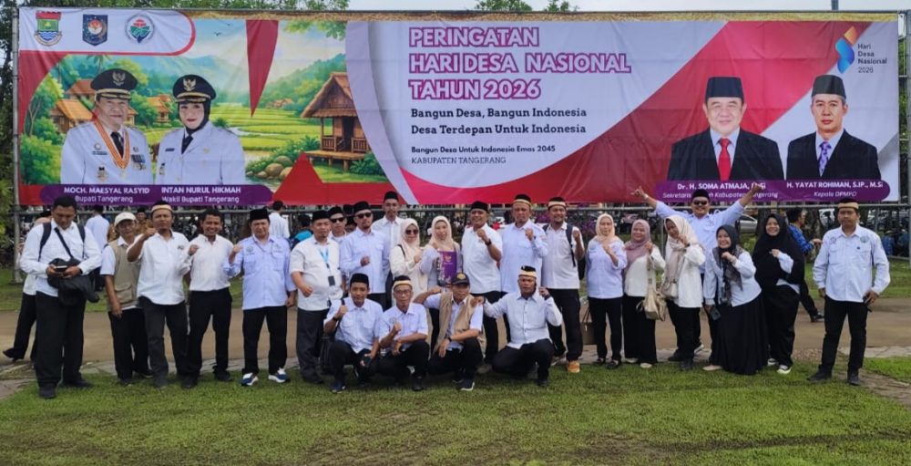 TPP Kabupaten Tangerang Ikuti Apel pagi Dalam rangka memperingati Hari Desa Nasional 2026