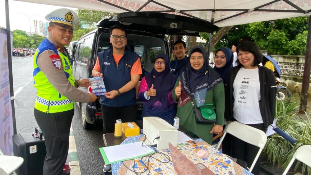 Ops Keselamatan Jaya 2026, Satlantas Edukasi Pengunjung di Stan DLH Kota Tangerang