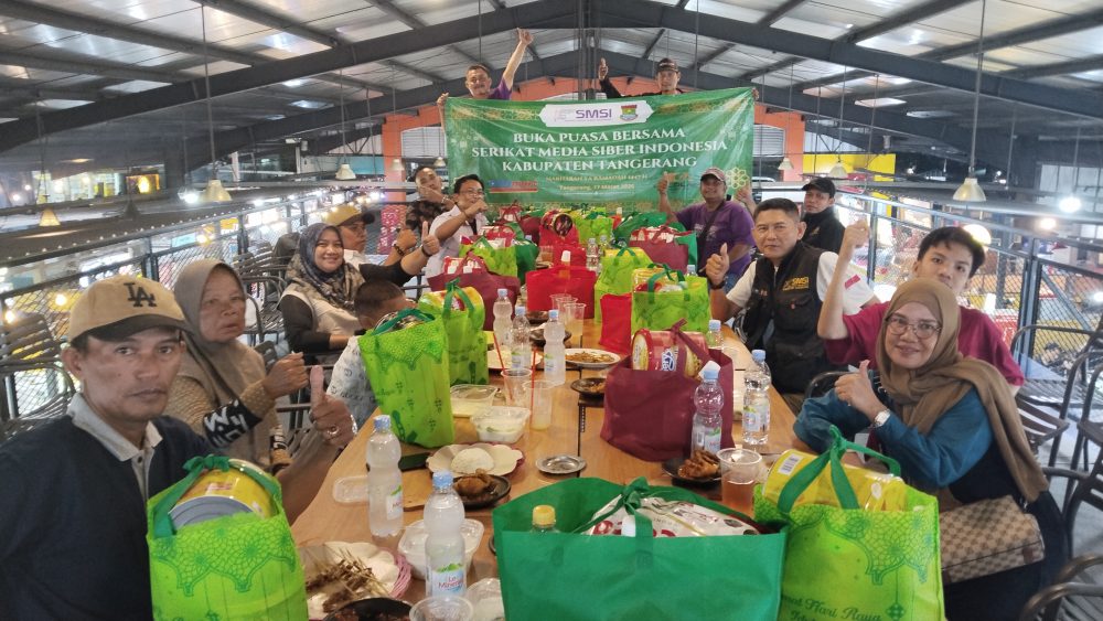 Gelar Bukber, SMSI Kabupaten Tangerang Apresiasi Alfamart dan Goldland Grup sebagai Mitra Strategis