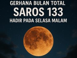 Fenomena Langit Langka: Gerhana Bulan Total Saros 133 Hadir pada Selasa Malam