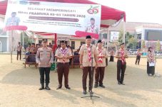 Peringati Hari Pramuka ke-65, Camat Teluknaga Ajak Generasi Muda Dukung Ketahanan Pangan